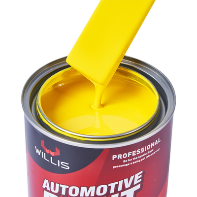 Die feste metallische helle Automobil Flüssigkeit 2k malen zitronengelbe Farbe