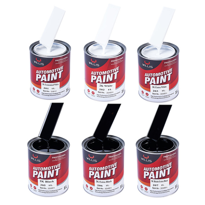 Zwischen 4L 2K Massivfarbe für die Reparatur von Auto-Karosserie Auto-Refinish Paintacrylic Spray Farbe Automotive Autofarbe