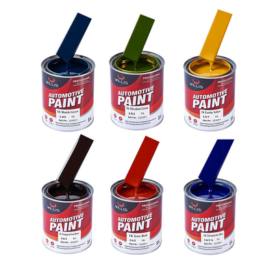 Anpassbarer 60um Thermosetting Feste Farbe 1K Autolack Acryl-Auto-Spray-Lack Auto-Finixieren Farbe