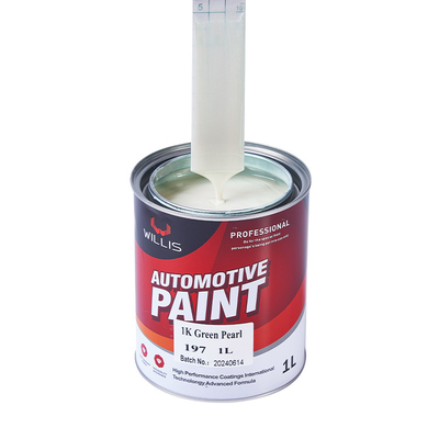 1K Basescoat Perlescent Autofarbe 1K Grüne Perle Acryl Lackfarbe Automotive Farbe Marken Metallische Autofarbe