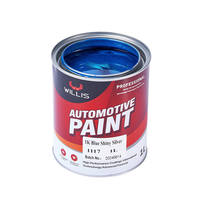 Mischblaue, glänzende Silberfarbe Metallfarbe für Fahrzeuge Hitzebeständige Silberpigmente Acryllak Sprühfarbe