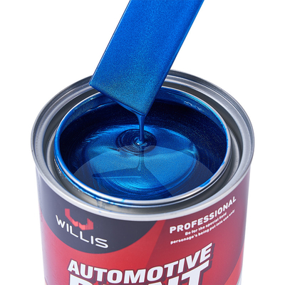 Mischblaue, glänzende Silberfarbe Metallfarbe für Fahrzeuge Hitzebeständige Silberpigmente Acryllak Sprühfarbe