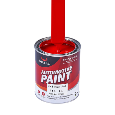 Hartes 2K Basis Rot Auto Farben Farben, 2K Ferrari Rot Auto Farbe Nachbearbeitung Farbe Auto Farbe Wiederherstellung
