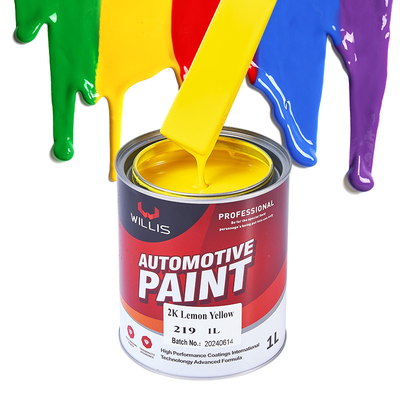 Verschiedene Metallfarbe 2K Festfarbe Hochleistung für Auto-Oberflächen Automotive Farbe Hersteller Auto Metallfarbe