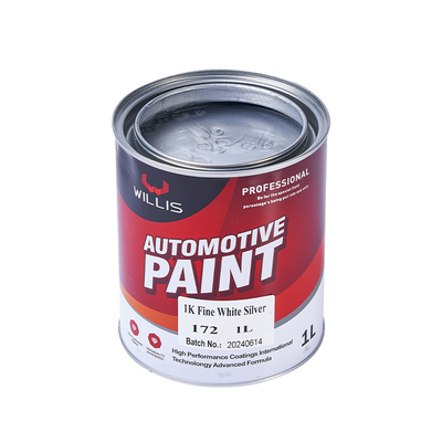 Low Voc Silber Metallische Automotive Farbe Hohe Feststoff Industrie Primer Acryl Lack Sprayfarbe Metallische Autofarbe