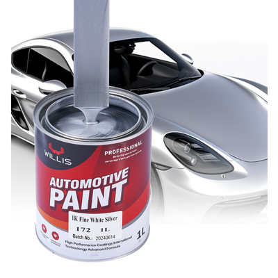 Low Voc Silber Metallische Automotive Farbe Hohe Feststoff Industrie Primer Acryl Lack Sprayfarbe Metallische Autofarbe