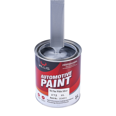 Low Voc Silber Metallische Automotive Farbe Hohe Feststoff Industrie Primer Acryl Lack Sprayfarbe Metallische Autofarbe