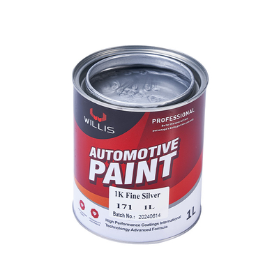 Hoher Helligkeitsgrad Silber-Basis-Fellfarbe, Körperfüllmittel 1K Tint-Basisfarbe Metallfarbe Automobilfarbe Silberfarbe