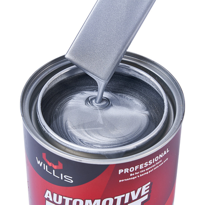 Hoher Helligkeitsgrad Silber-Basis-Fellfarbe, Körperfüllmittel 1K Tint-Basisfarbe Metallfarbe Automobilfarbe Silberfarbe