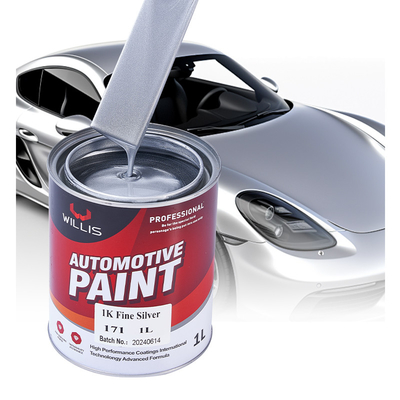 Hoher Helligkeitsgrad Silber-Basis-Fellfarbe, Körperfüllmittel 1K Tint-Basisfarbe Metallfarbe Automobilfarbe Silberfarbe