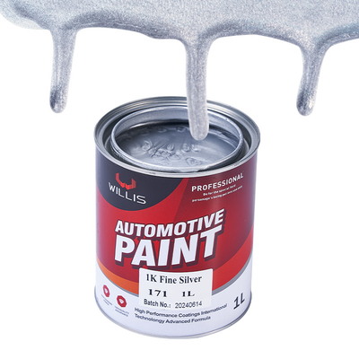 Hoher Helligkeitsgrad Silber-Basis-Fellfarbe, Körperfüllmittel 1K Tint-Basisfarbe Metallfarbe Automobilfarbe Silberfarbe