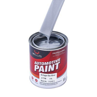 Gemischte blaue, glänzende Silberfarbe Metallfarbe für Fahrzeuge Hitzebeständige, verstellbare Größe Acryllak Sprühfarbe