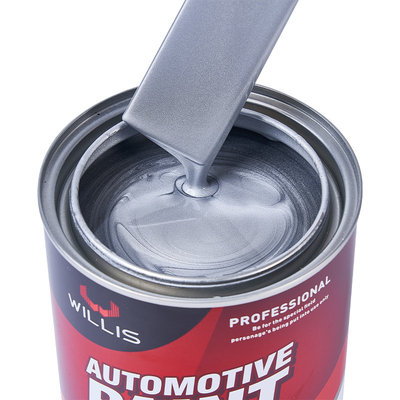 Gemischte blaue, glänzende Silberfarbe Metallfarbe für Fahrzeuge Hitzebeständige, verstellbare Größe Acryllak Sprühfarbe