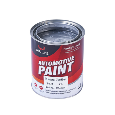 Veredelung Sparking Silver Metallische Automotive Farbe Pulverbeschichtung 1K Basecoat, Acryllack Sprayfarbe, Autofarbe
