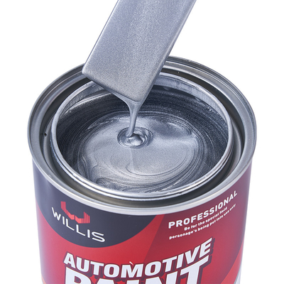 Veredelung Sparking Silver Metallische Automotive Farbe Pulverbeschichtung 1K Basecoat, Acryllack Sprayfarbe, Autofarbe