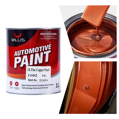 Chemikalienbeständige Acryllakfarbe, langlebige Perlenfarben für Autos,2K/1K Farbfarbe, 1K Kristallperle