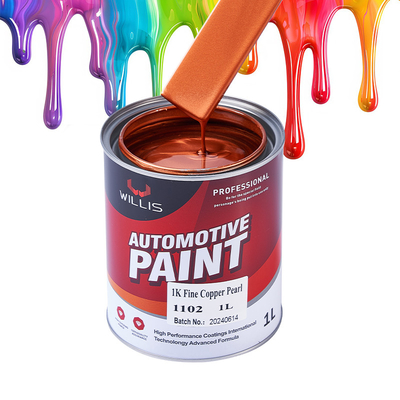 Chemikalienbeständige Acryllakfarbe, langlebige Perlenfarben für Autos,2K/1K Farbfarbe, 1K Kristallperle