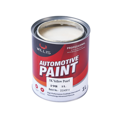 1K Acryl Perlen-Autofarbe Gelb Perlen-Klares Fell Verhärter Ausdünner 2K/1K Farbfarbe