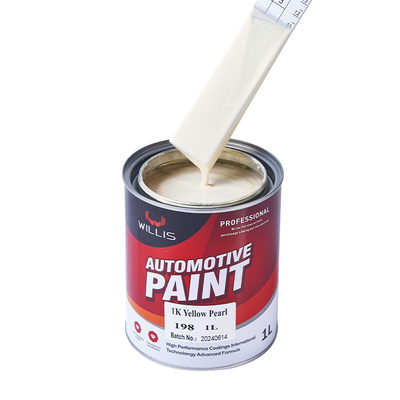 1K Acryl Perlen-Autofarbe Gelb Perlen-Klares Fell Verhärter Ausdünner 2K/1K Farbfarbe