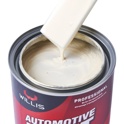 1K Acryl Perlen-Autofarbe Gelb Perlen-Klares Fell Verhärter Ausdünner 2K/1K Farbfarbe
