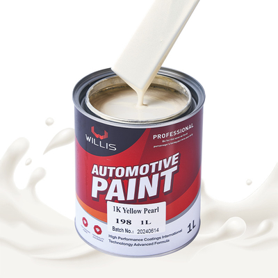 1K Acryl Perlen-Autofarbe Gelb Perlen-Klares Fell Verhärter Ausdünner 2K/1K Farbfarbe
