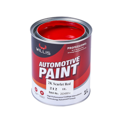 Einfache Konstruktion 2k Rote Sprühfarbe Fahrzeugschutz Hohe Härte 1l / 4l pro Dosen