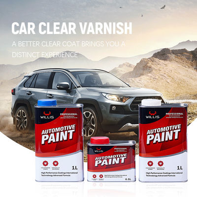 Auto-Refinish Automotive Clear Coat Farbe Anpassbar Matte Oberfläche mit glänzender Oberfläche und transparenten Aussehen