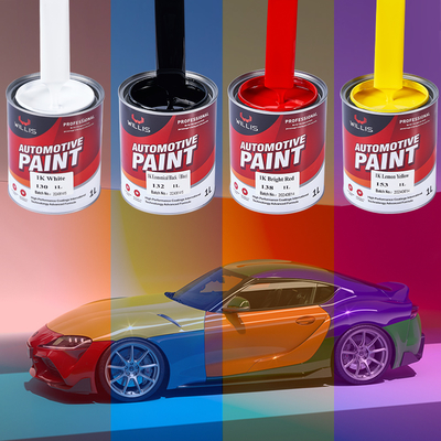 Hohe Konzentration Zwei Komponenten Solid Car Touch Up Farbe für professionelle Auto Beschichtung Auto Farbe Sprayfarbe