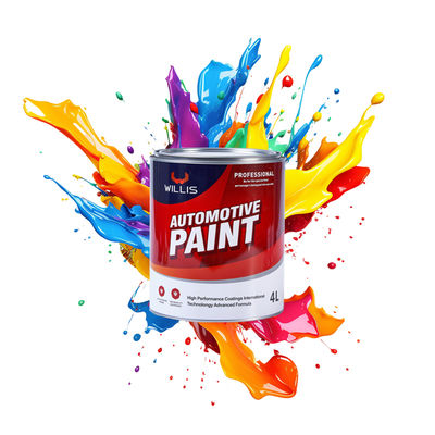High Quality 2K Solid Paint in Lemon Yellow with 2 Years Shelf Life Available in 1L 4L 20L Sizes for Car Painting