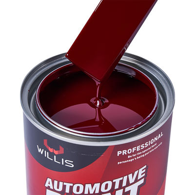 Lila Rot Hochglanz Schnelltrocknen 2K Massivfarbe und Acryl Primer Farbe für die Reparatur von Autos