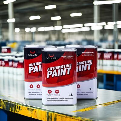 Warmverkauf 2K / 1K Karosserie Autofarbe Standard dünner Automotive Beschichtungen 2K / 1K Farbe Acryl Basismantel Klarmantel Autofarbe