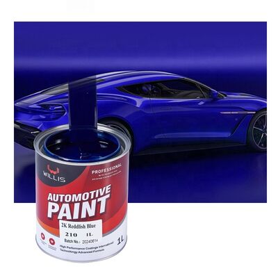 2K Acryl Bootslack Autolack Rotblau Metallic für Autoreparatur Mehrere Farben erhältlich WILLIS Modell 210