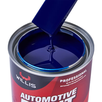 Heiß verkaufender 2K Auto Acryl Sprühfarbe Blau Metallic Glänzend Auto Flüssigbeschichtung Decklack Mehrere Farben Fabrikversorgung OEM