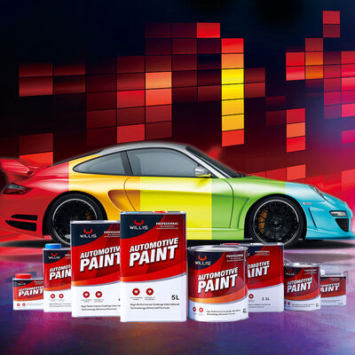 WILLIS 202 OEM 2K Acrylharz Autolack-Mehrfarbige Optionen Sprühanwendung Inklusive Verdünner