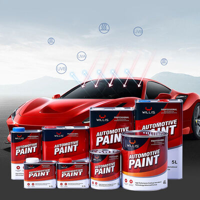 Automotive Car Paint High Gloss 2K Clear Coat Liquid Coating Plastic Coating WILLIS Brand Varnish with Hardener
