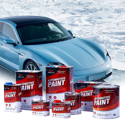 Bestseller WILLIS 2K Rote Acrylharz Flüssigkeitsbeschichtung Auto- und Bootsfarbe mit Spray-Anwendung