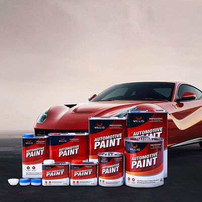 Großhandel 1K & 2K Basecoat Acrylharz Farbige Flüssigkeitsbeschichtung für Auto & Appliance Spray Anwendung