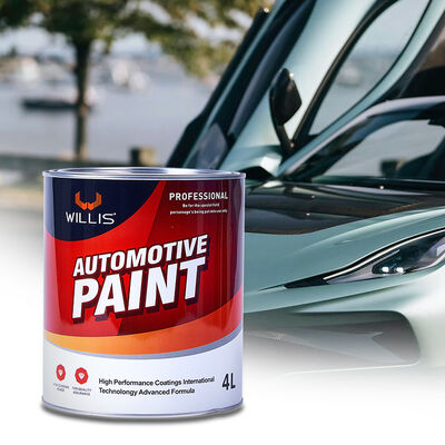 2k Car Refinishing Paint Auto Body Refinish Paint Solid Colors High Gloss Blue Spray Liquid Coating Acrylic Resin