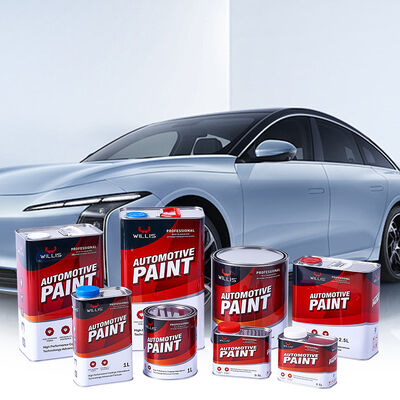 2k Car Refinishing Paint Auto Body Refinish Paint Solid Colors High Gloss Blue Spray Liquid Coating Acrylic Resin