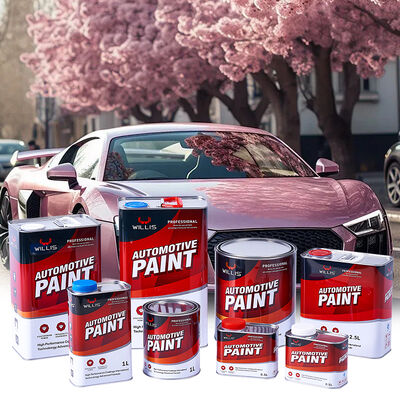 Hochwertiger WILLIS 2K Mittelgelber Acryllack für Autos, Sprühreparatur, Möbellack