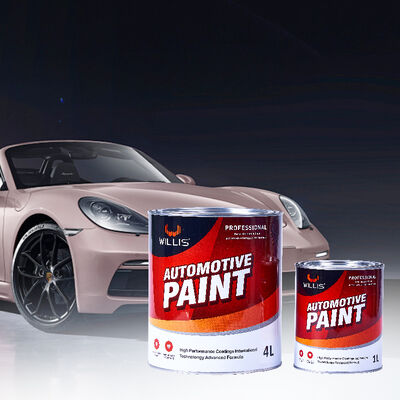 Hochwertiger WILLIS 2K Mittelgelber Acryllack für Autos, Sprühreparatur, Möbellack