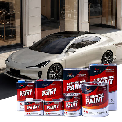 Fabrikdirektlieferung Hochwertige 2K Mittelgelbe Acrylbasislack-Flüssigbeschichtung Autolack-Spray für Auto- und Möbelschutz