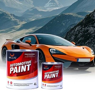 WILLIS Industrieller 2K Acryl-Lack in Unifarben für Karosserien mit Pigment, OEM-Code, Sprühanwendung, Flüssigbeschichtung (Modell 206)