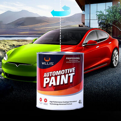 Sustainable Eco Car Body Paint Boat Paint Appliance Paint 1K 2K Solid Color Acrylic Resin Spray with OEM Code Liquid Coating