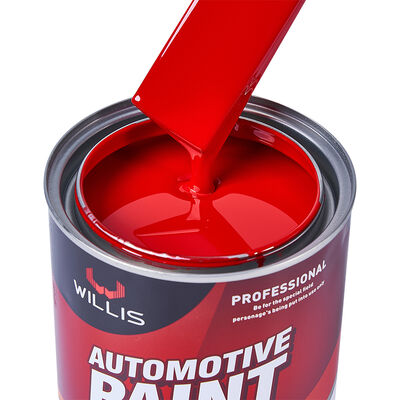 Rote Reparatur Acrylbasisfarbe Oberflächenfarbe Sprühen Automotive Reparaturfarbe