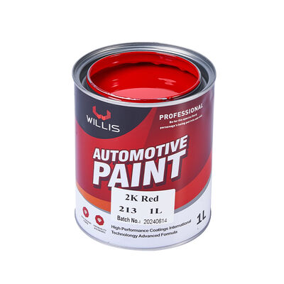 Rote Reparatur Acrylbasisfarbe Oberflächenfarbe Sprühen Automotive Reparaturfarbe