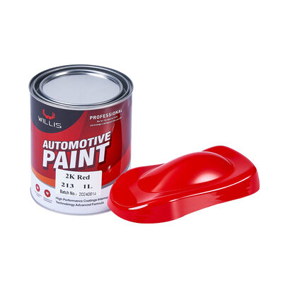 Rote Reparatur Acrylbasisfarbe Oberflächenfarbe Sprühen Automotive Reparaturfarbe