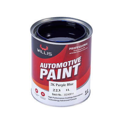 Hersteller-Guter Preis 2K Lila Blaue Autofarbe Flüssigkeitsbeschichtung OEM Erhältlich Spray Veredelung Zwei Komponenten Acrylharzfarbe