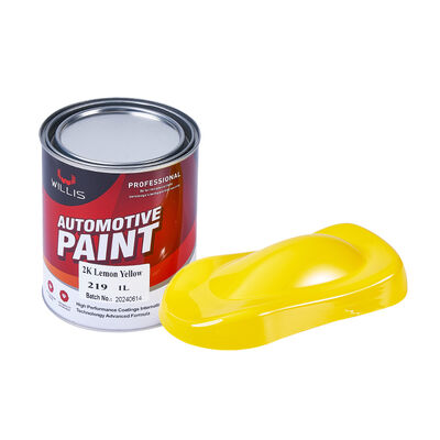 Fabrik-Direkt 2K Zitrone Gelb Auto Veredelung Beschichtung guter Preis Zubehör Auto Boot Reparatur Farbe Acryl Flüssigkeitsbeschichtung Spray