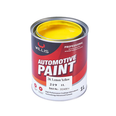 Fabrik-Direkt 2K Zitrone Gelb Auto Veredelung Beschichtung guter Preis Zubehör Auto Boot Reparatur Farbe Acryl Flüssigkeitsbeschichtung Spray